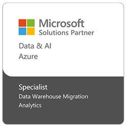 Microsoft Solutions Partner, Data & AI, Azure; Specialist: Data Warehouse Migration & Analytics